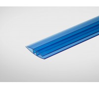 Профиль соединительный неразъемный 4 мм синий 6 м