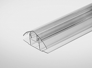 Профиль разъемный соединительный для поликарбоната 16 прозрачный 6м