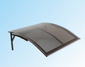 Козырек «Практичный» С1050 бронзовый